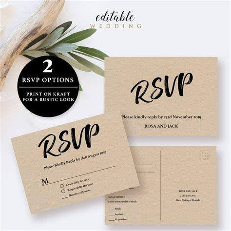rsvp card template|avery rsvp card template.